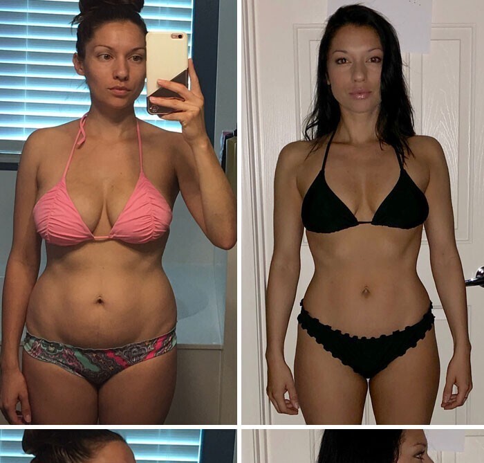 Transformation avant après 5